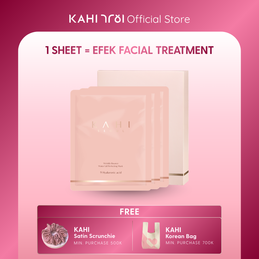 [Official] KAHI Wrinkle Bounce Waterfull Perfecting Mask — Intensive Hydration Sheet Mask