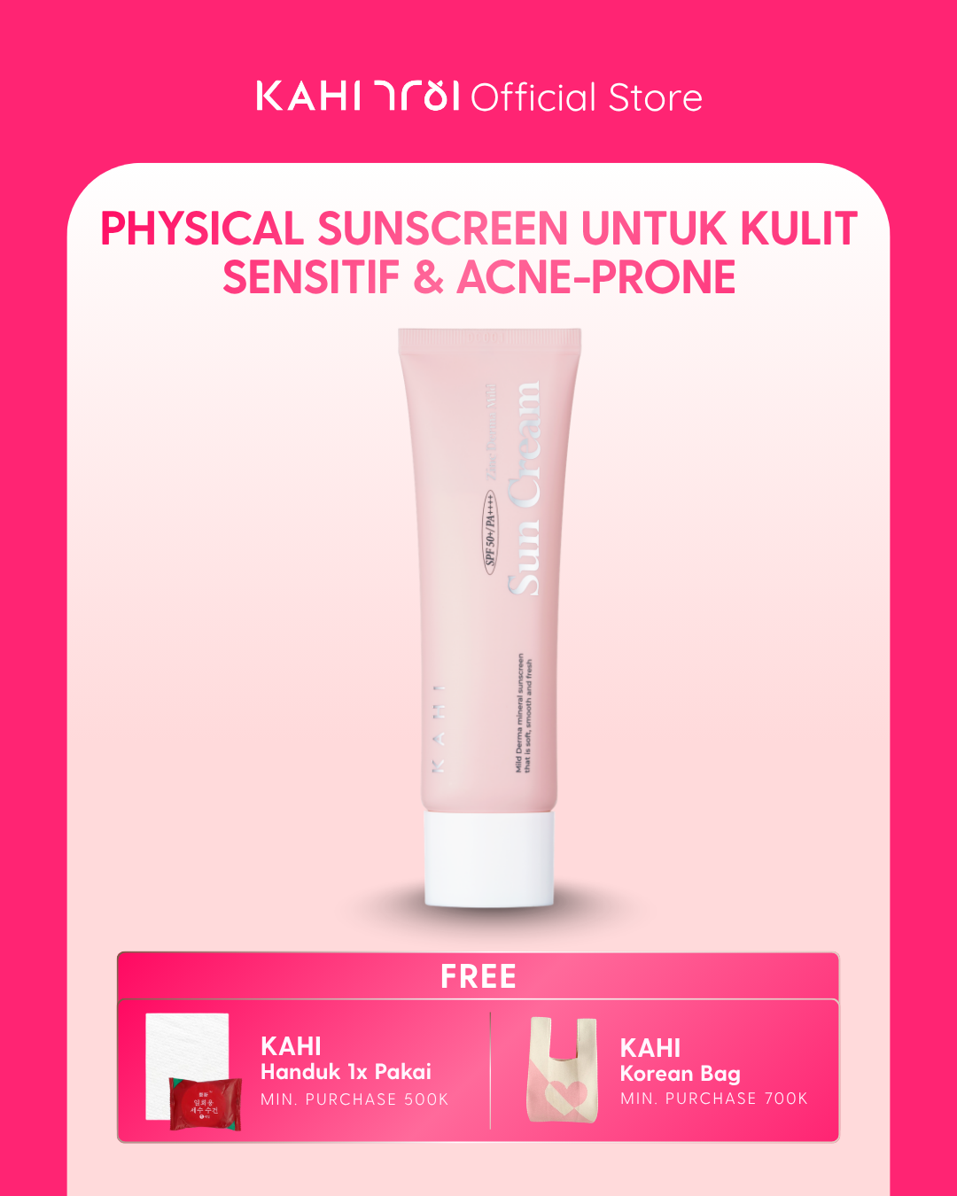 [Official] KAHI Zinc Derma Mild Sun Cream SPF 50+++ 50ml