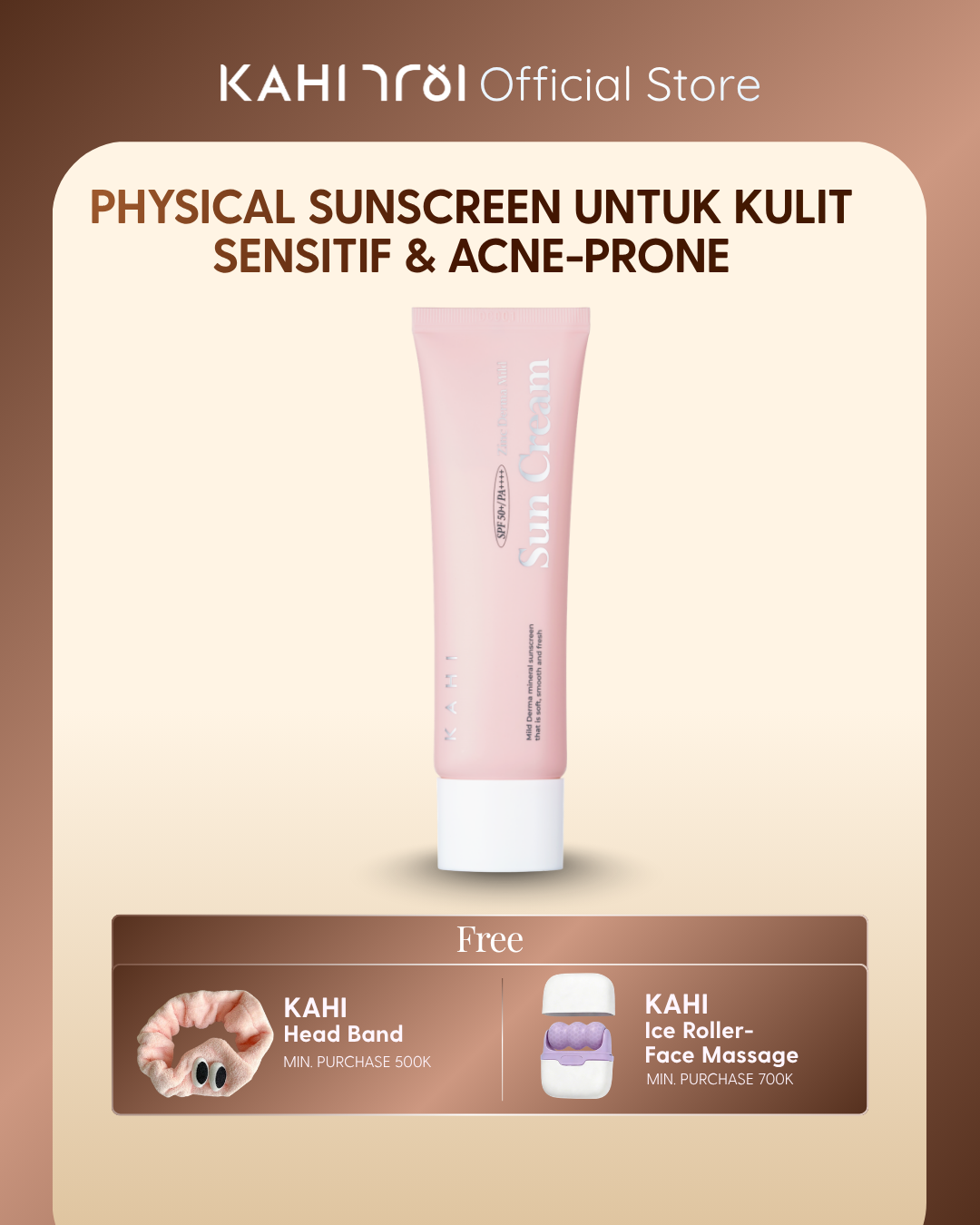 [Official] KAHI Zinc Derma Mild Sun Cream SPF 50+++ 50ml