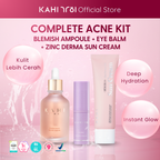 [Official] Kahi Complete Acne Kit - Blemish Ampoule 30ml, Eye Balm, Zinc Derma