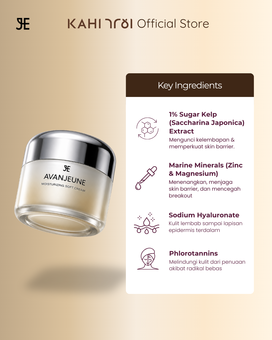 [Official] AVANJEUNE Moisturizing Soft Cream Duo - Moisturizer Anti Aging Pelembap Kerutan by KAH