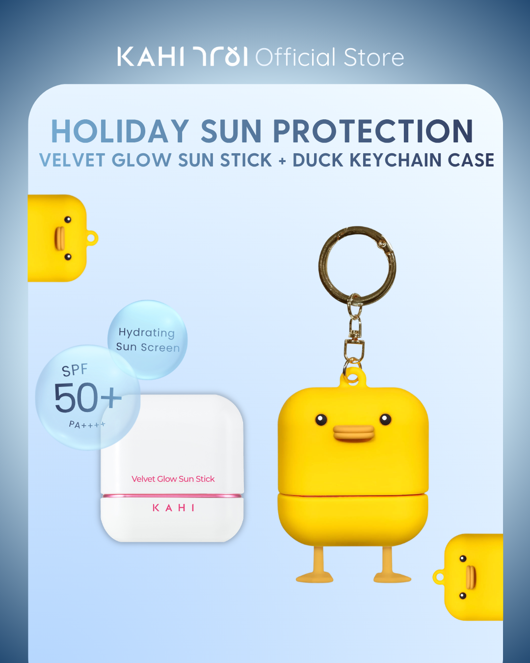 [Official] KAHI Holiday Sun Protection Velvet Glow + Keychain Duck