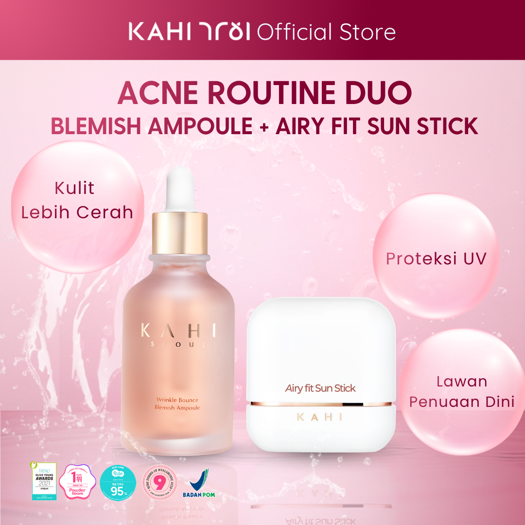 [Official] KAHI Acne Routine Duo - Airy Fit & Blemish Ampoule 30m