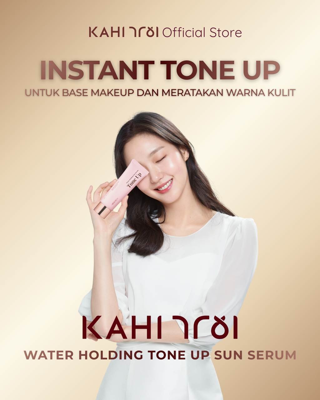 [Official] KAHI Water Holding Tone Up Sun Serum SPF 50+ PA++++ 50ml