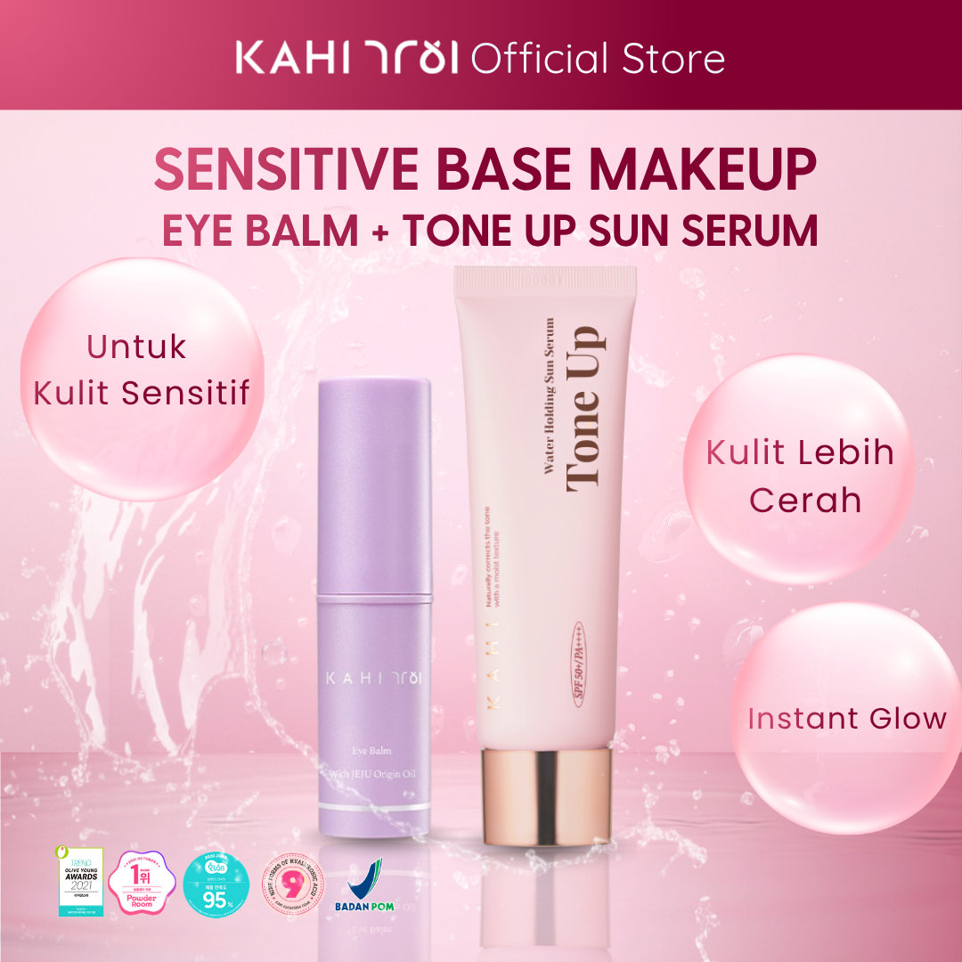 [Official] KAHI Sensitive Base Makeup Eye Balm + Water Holding Tone Up Sun