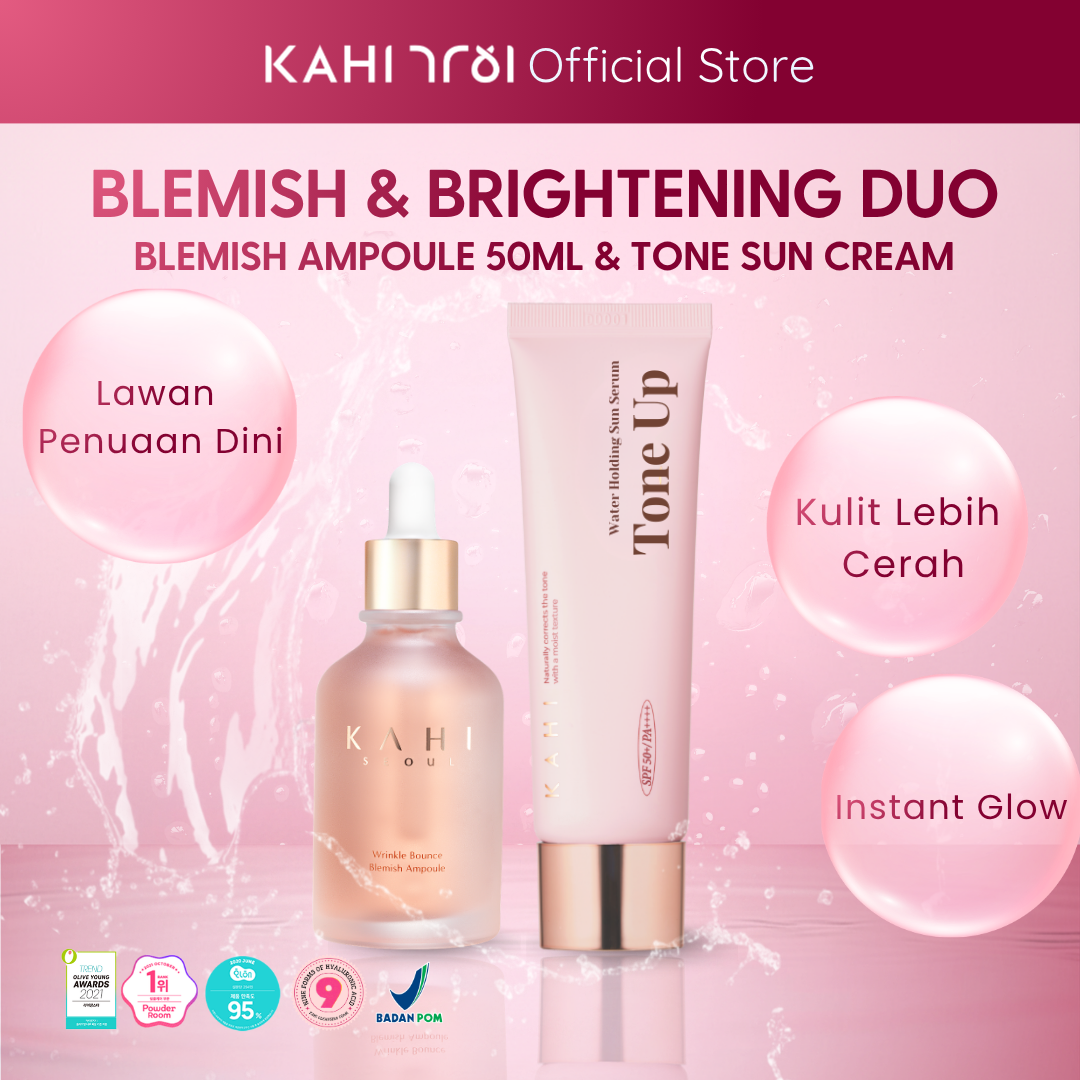[Official] Kahi Blemish & Brightening Duo - Blemish Ampoule 50ml & Tone Sun Cream