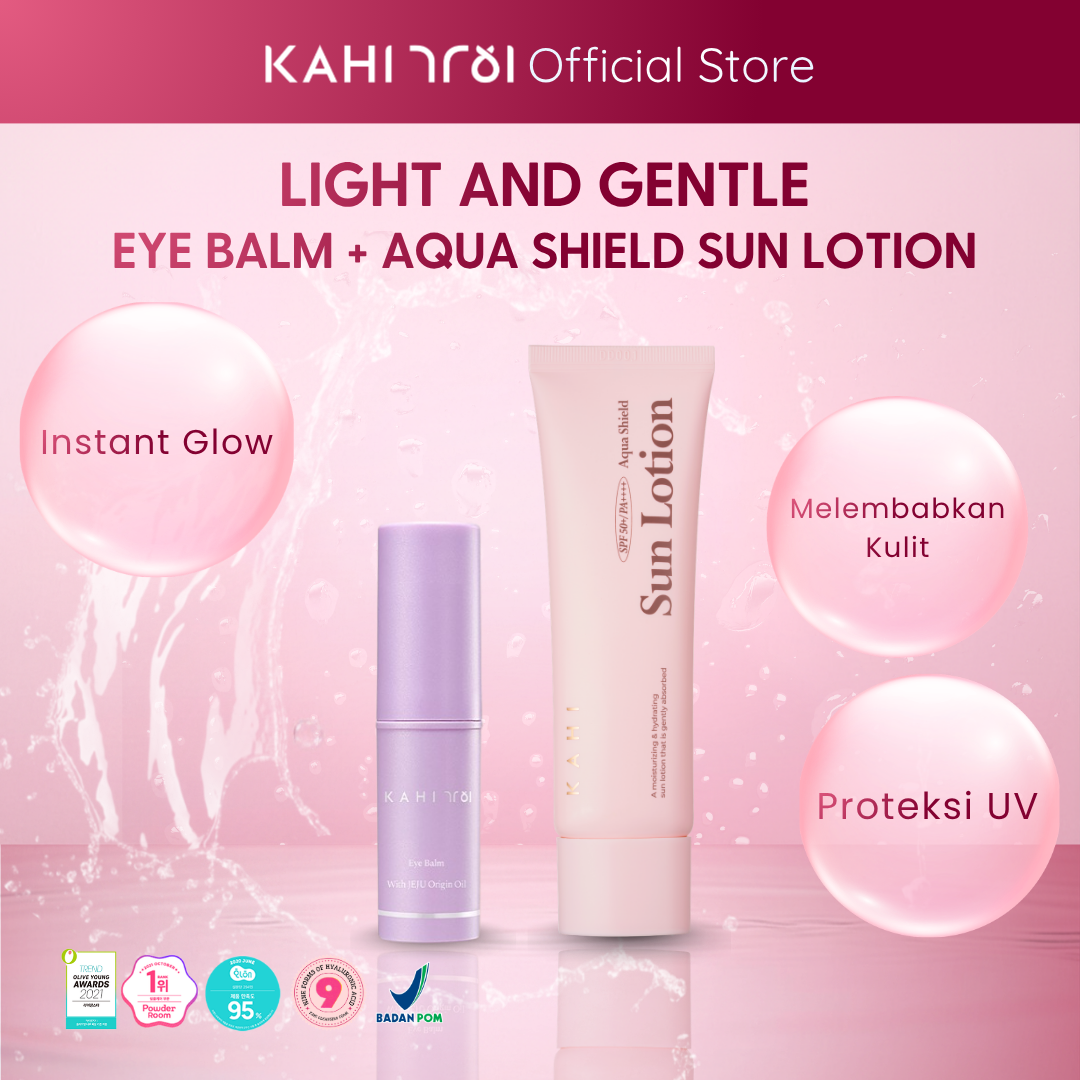[Official] KAHI Light & Gentle Eye Balm + Aqua Sun Lotion