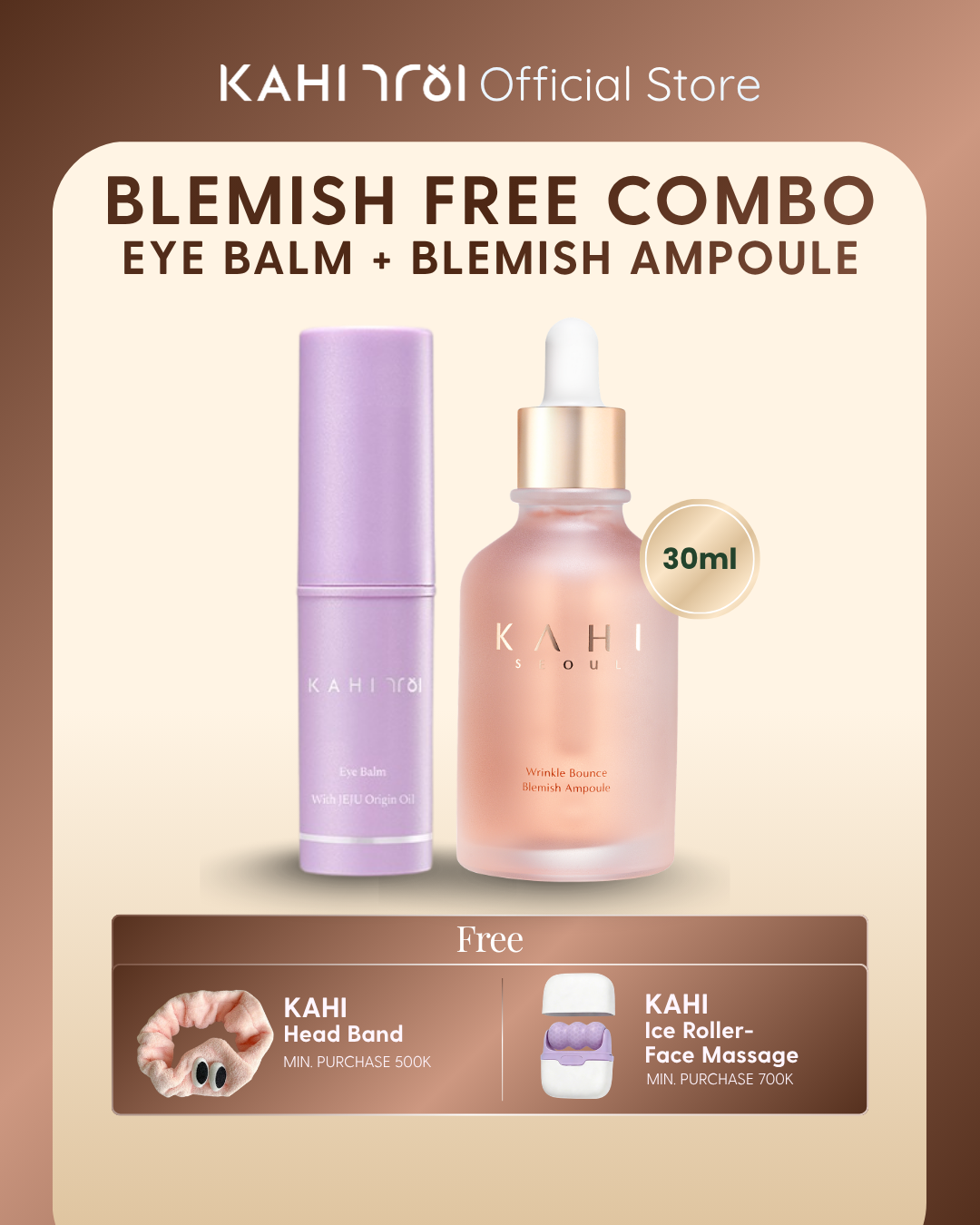 [Official]  KAHI Eye Balm + Blemish Free — Eye Balm + Wrinkle Bounce Blemish Ampoule