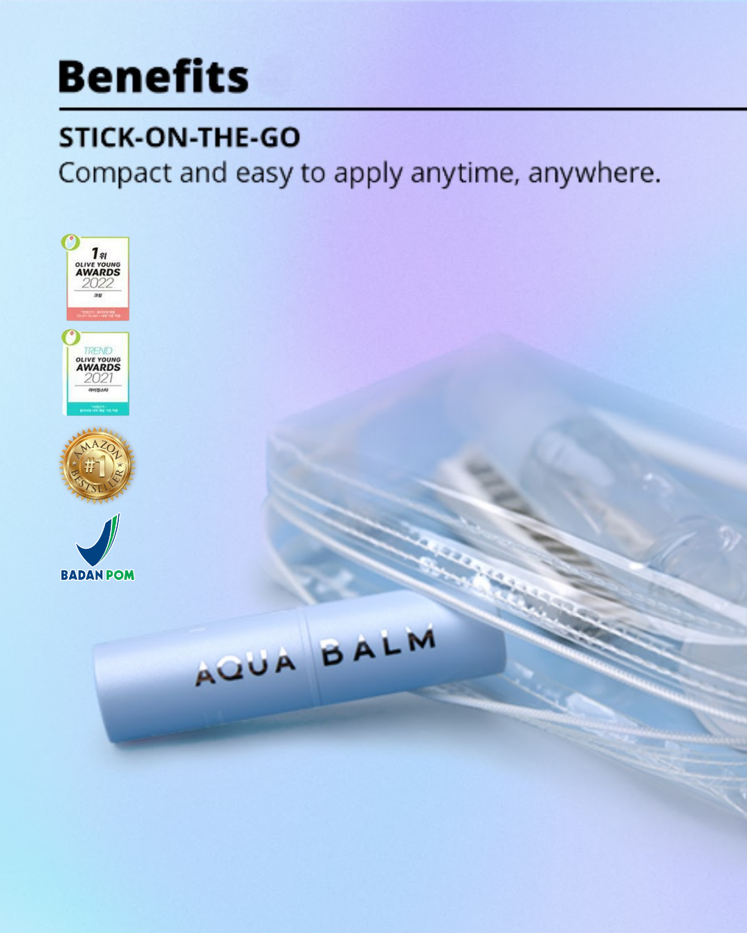 KAHI UV Aqua Balm SPF50+ PA++++ — Best Anti-Aging, Sun Protection, and Hydration 9g