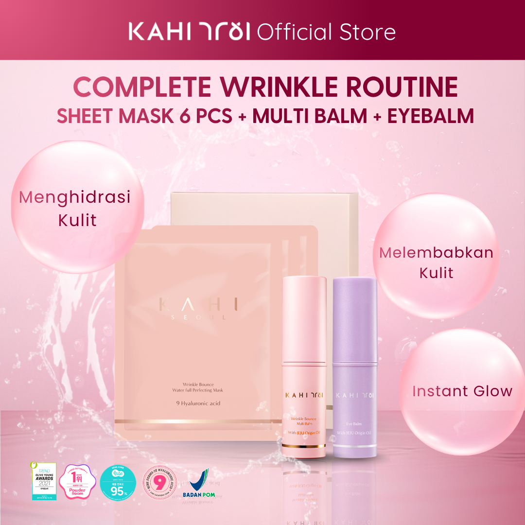 [Official] KAHI Complete Wrinkle Routine Multi Balm + Eye Balm + Mask 6ea