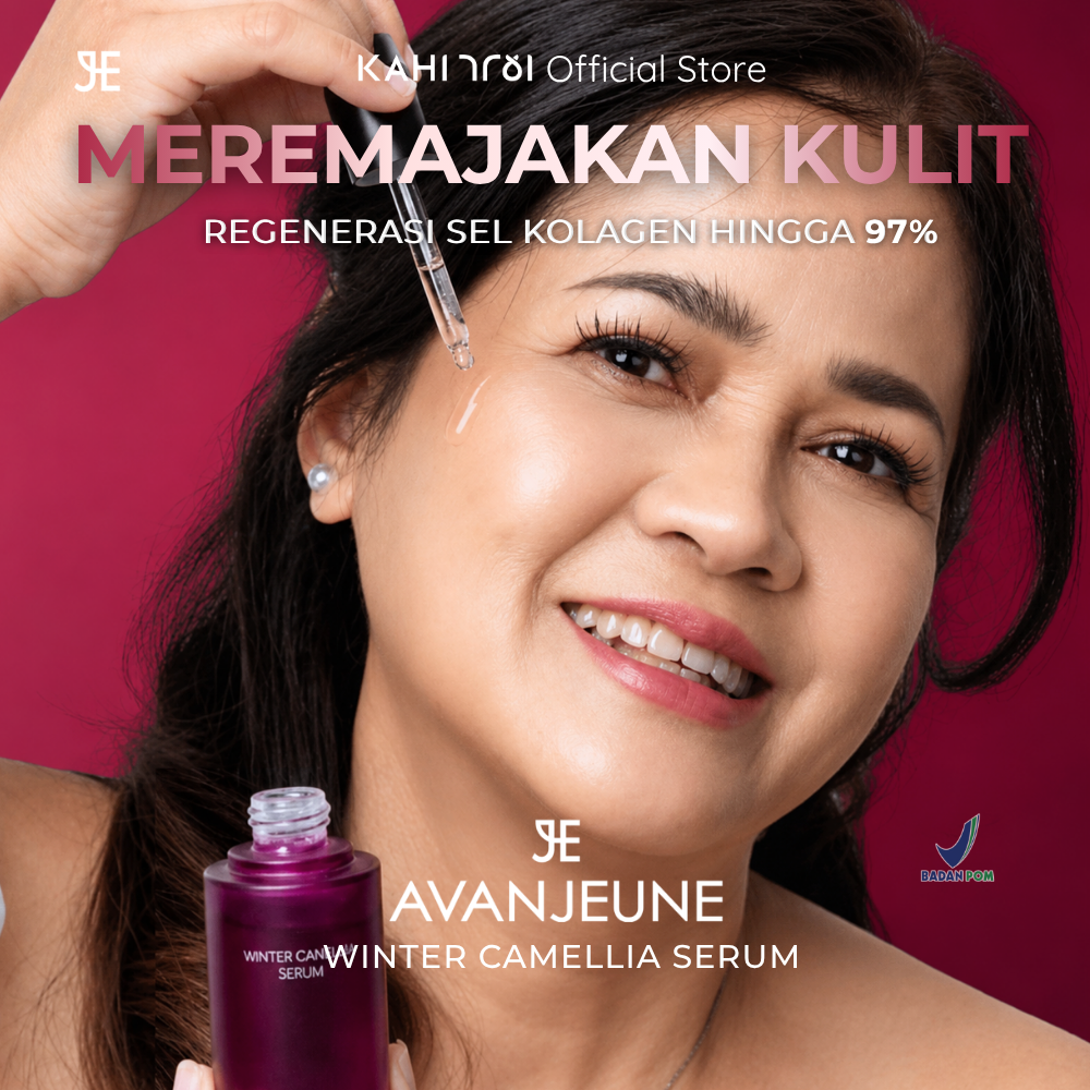 [Official] AVANJEUNE x KAHI Duo Camellia Radiance - AVANJEUNE Winter Camellia Serum 50ml + KAHI Eye Balm - Korean Skincare Bundle
