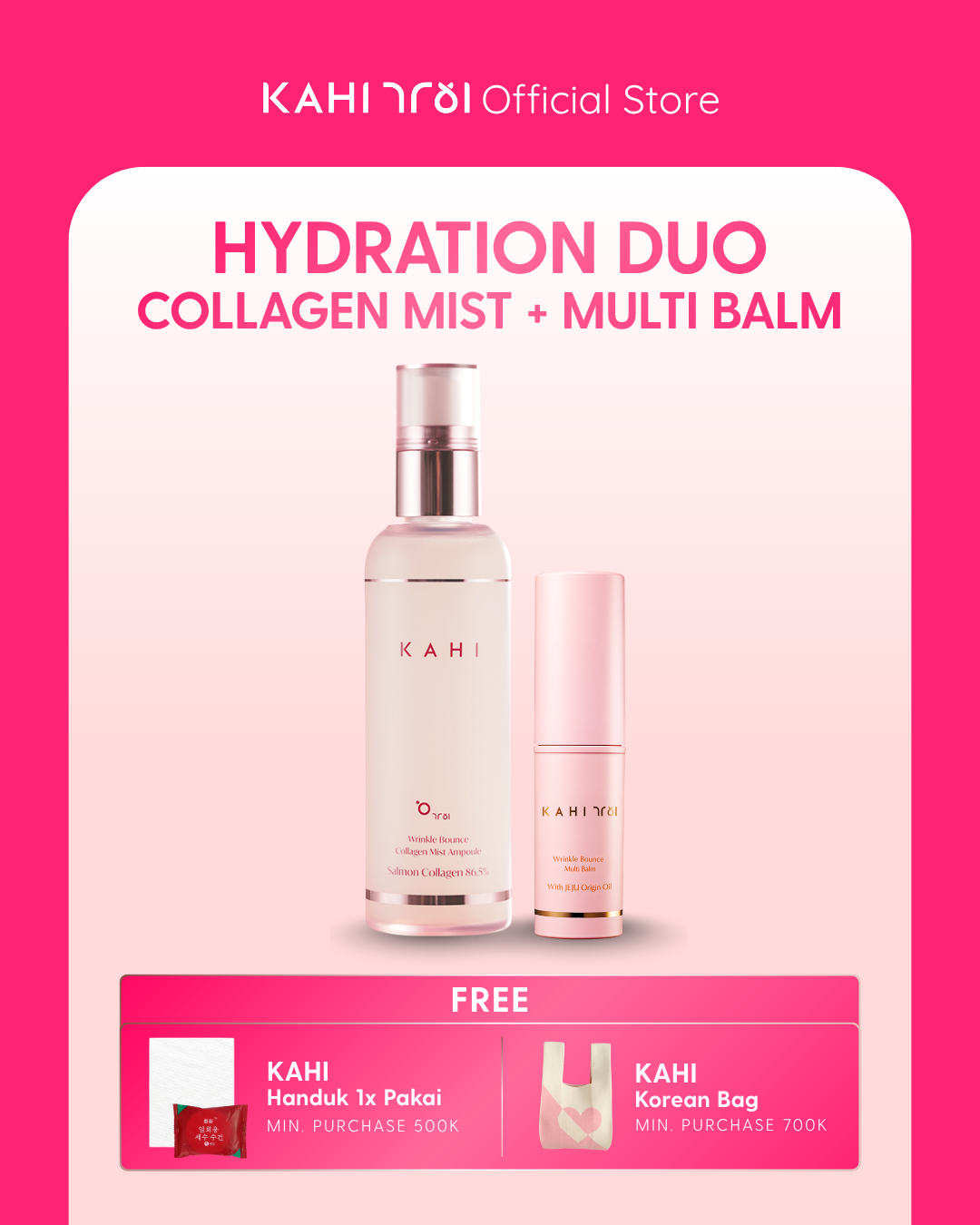 [Official] KAHI Hydration Duo — Collagen Mist + Multi Balm