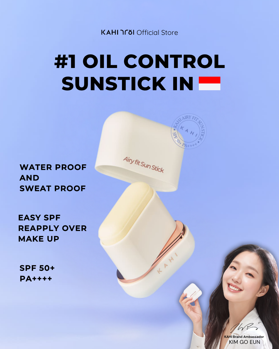 [Official] KAHI Cool Summer Duo — Collagen Mist + Airy Fit Sunstick