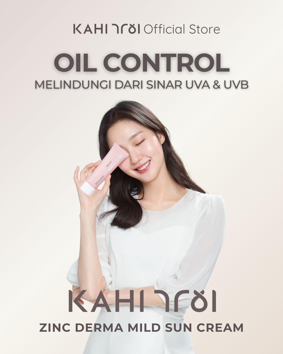 [Official] KAHI Zinc Derma Mild Sun Cream SPF 50+++ 50ml