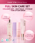 [Official] EXCLUSIVE BUNDLE SHOPIFY ONLY KAHI Full Skin Care Set - Collagen Mist + Multi Balm+ Eye Balm + Tone Up Sun Serum