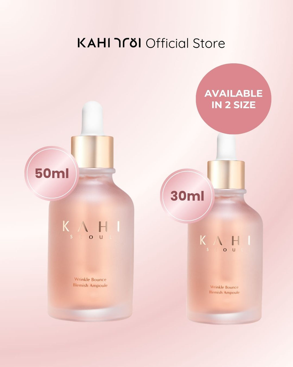 KAHI Wrinkle Bounce Blemish Ampoule 30ml — Skincare Korea Bebas Kerutan & Bekas Jerawat
