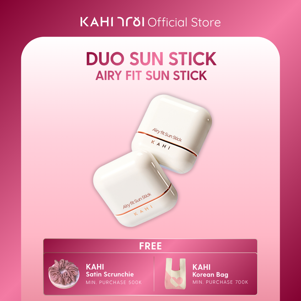 [Official]  KAHI Duo Airy Fit Sunstick SPF50+ PA++++ — Ultimate Lightweight Sun Protection