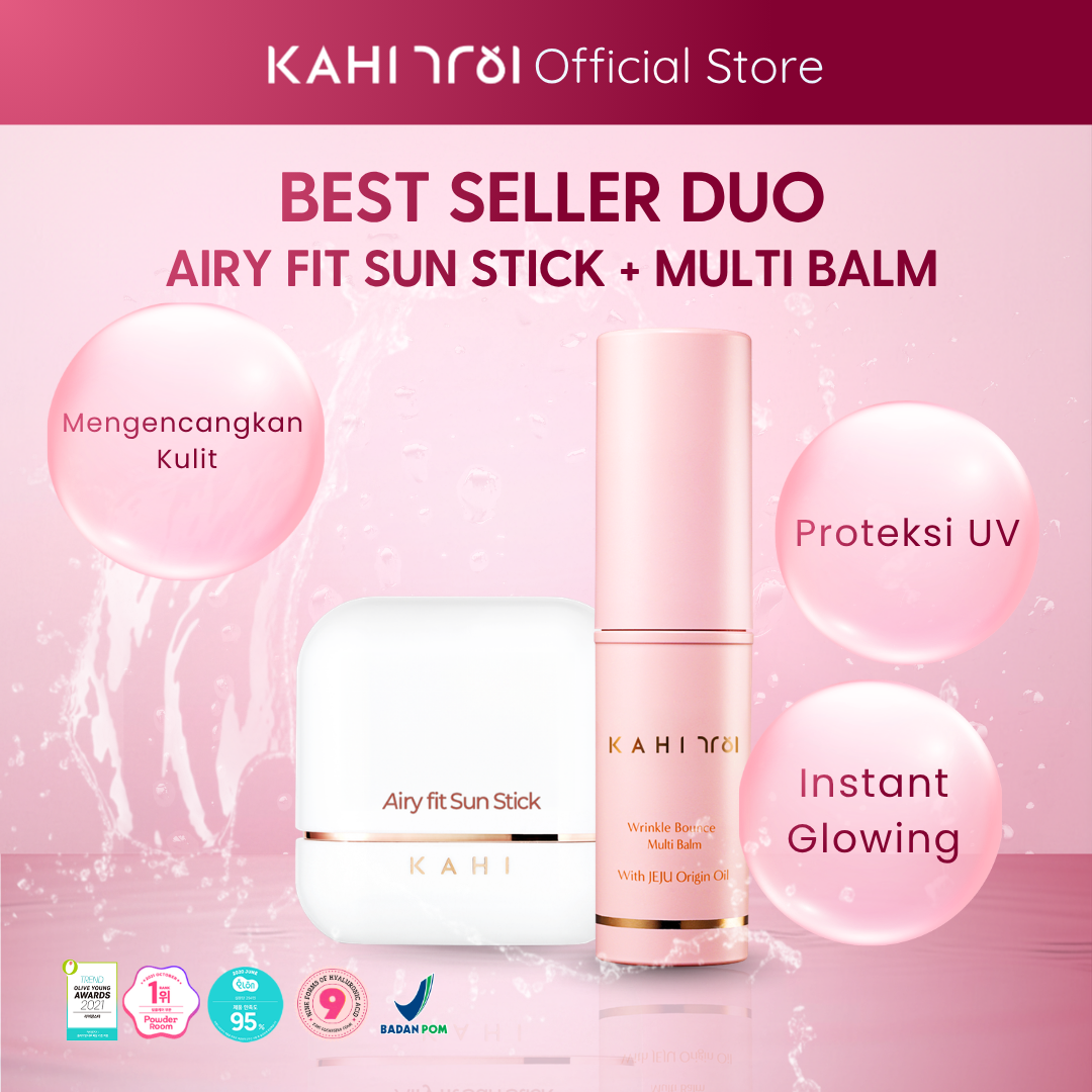 [Official]  KAHI Best Seller Duo — KAHI Multi Balm + KAHI Airy Fit Sunstick SPF50+ PA++++