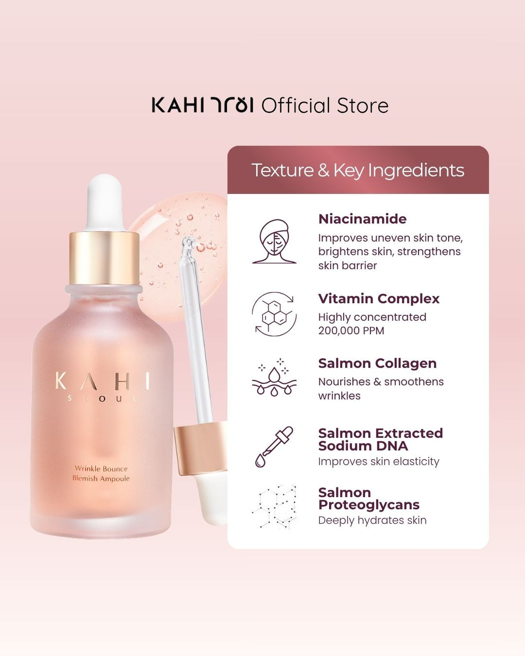 [Official] KAHI Wrinkle Bounce Glow Combo — Multi Balm + Blemish Ampoule