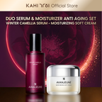 [Official] AVANJEUNE x KAHI Duo Camellia & Collagen- AVANJEUNE Moisturizing Soft Cream 50ml + KAHI Collagen Mist - Korean Skincare Bundle