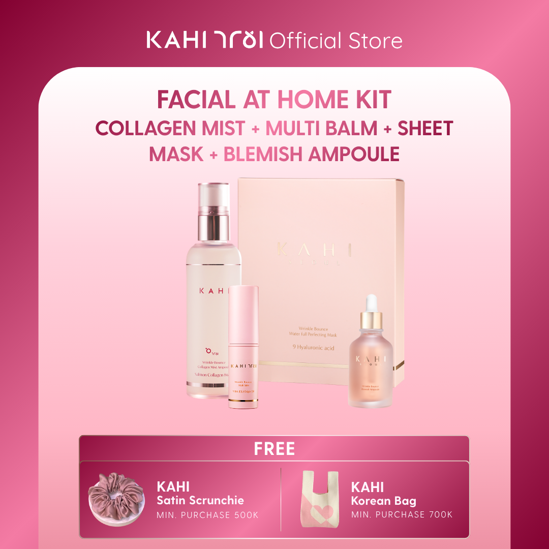KAHI Korean Botox Kit — Collagen Mist, Multi Balm, Sheet Mask, Blemish Ampoule