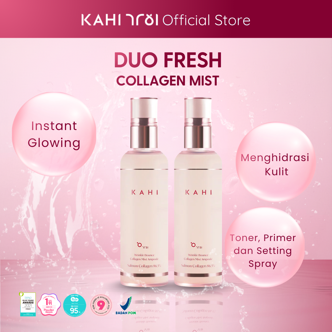 [Official] KAHI Duo Fresh — Wrinkle Bounce Collagen Mist Ampoule 1+1