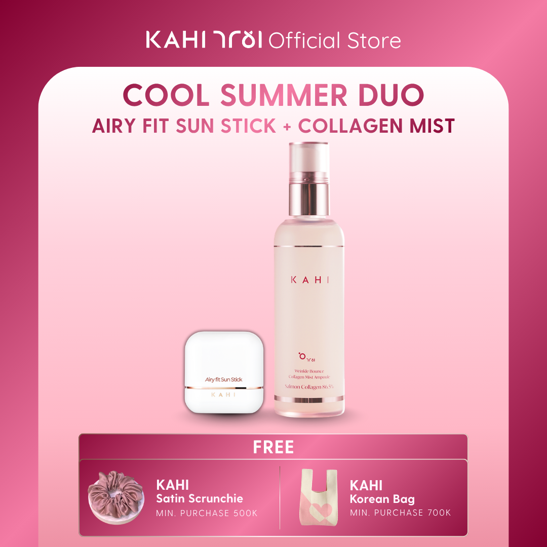 [Official]  KAHI Cool Summer Duo — Collagen Mist + Airy Fit Sunstick