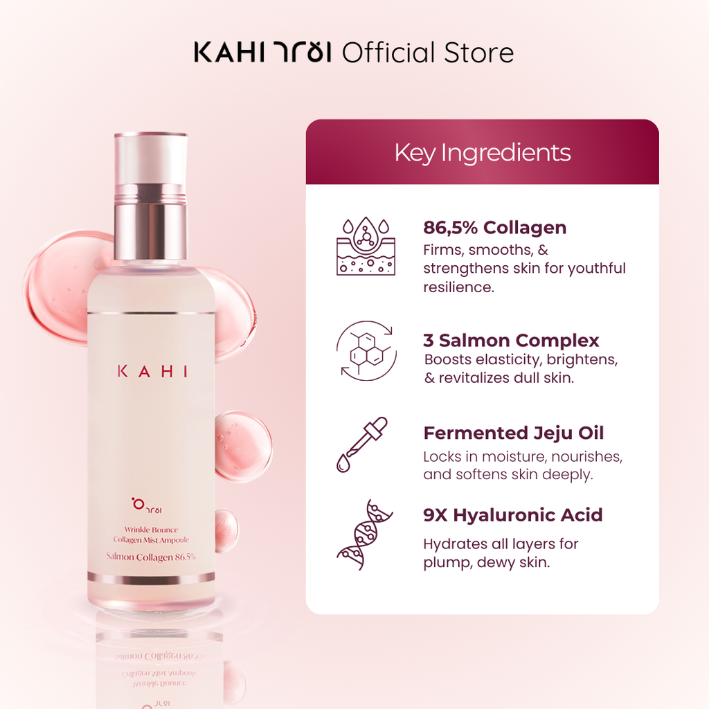 [official] KAHI Glow Prep Trio Multi Balm + Collagen Mist + Mask 6ea