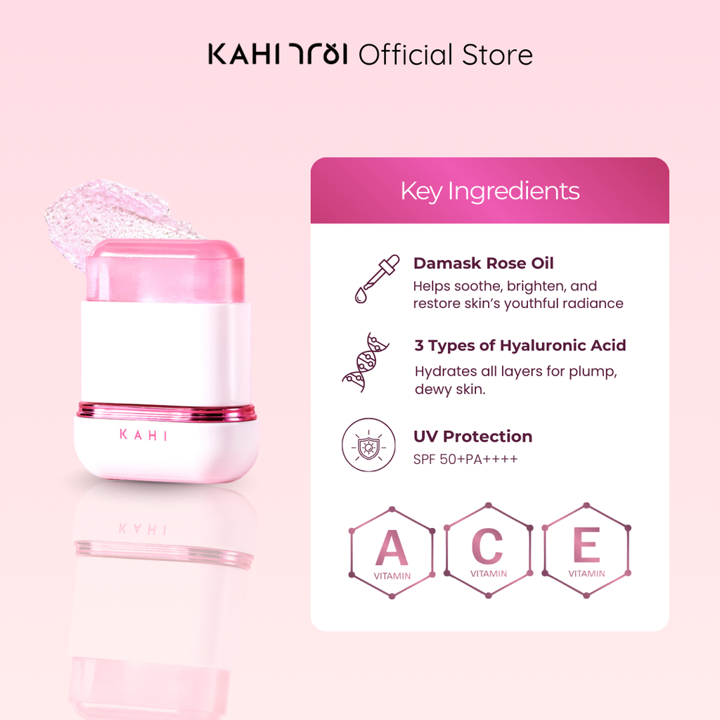 [Official] KAHI Duo Velvet Glow Sunstick SPF50+ PA++++ — Ultimate Hydrating Sun Protection