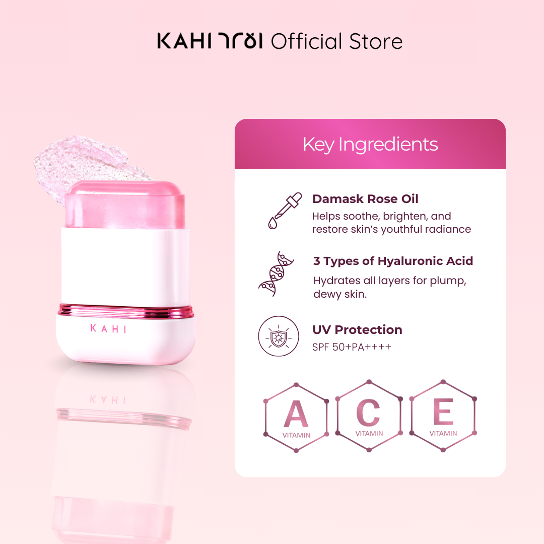 [Official] KAHI Duo Velvet Glow Sunstick SPF50+ PA++++ — Ultimate Hydrating Sun Protection