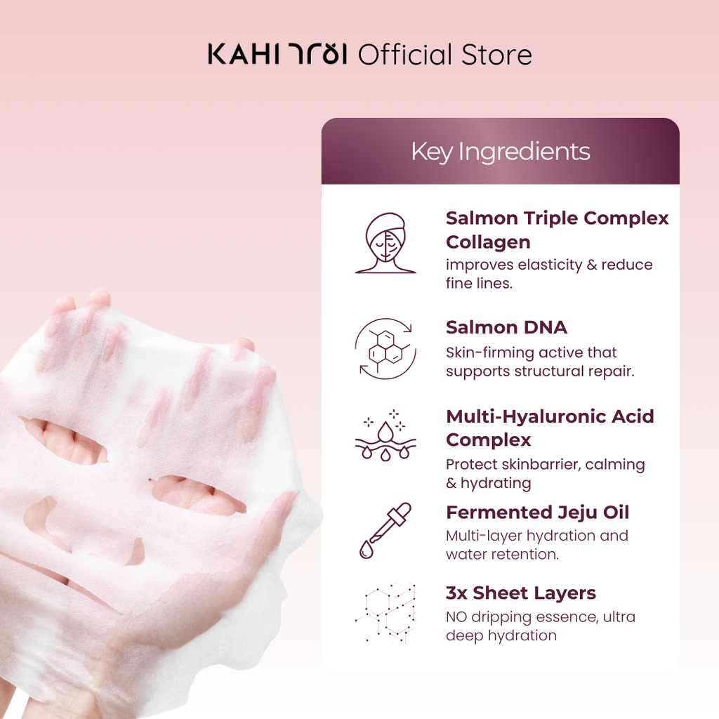 [Official] KAHI Mask 6ea bundles (Collagen Mist + Mask 6ea)