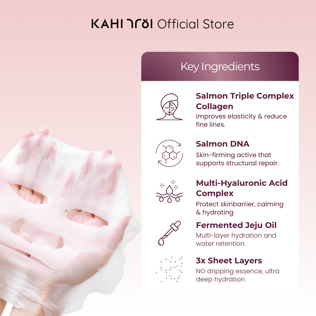 [Official] KAHI Mask 6ea bundles (Collagen Mist + Mask 6ea)