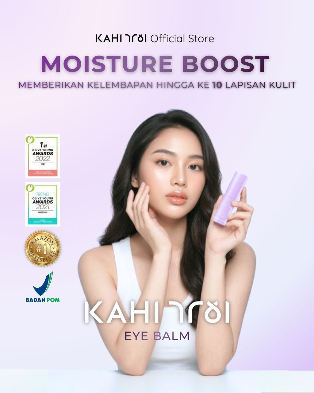 [Official] KAHI Eye Balm — Wrinkle Care & Moisturizing Eye Treatment — Skincare Anti-Aging Korea—9g