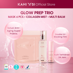 [Official] KAHI Glow Prep Trio Multi Balm + Collagen Mist + Mask 6ea