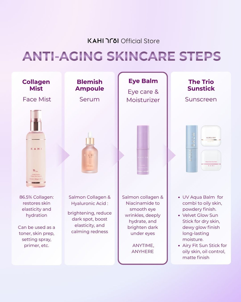 [Official] KAHI Eye Balm — Wrinkle Care & Moisturizing Eye Treatment — Skincare Anti-Aging Korea—9g