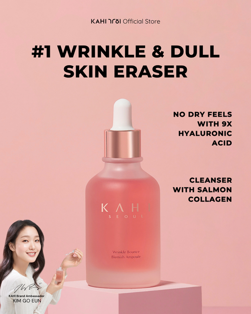 KAHI Wrinkle Bounce Blemish Ampoule 30ml — Skincare Korea Bebas Kerutan & Bekas Jerawat
