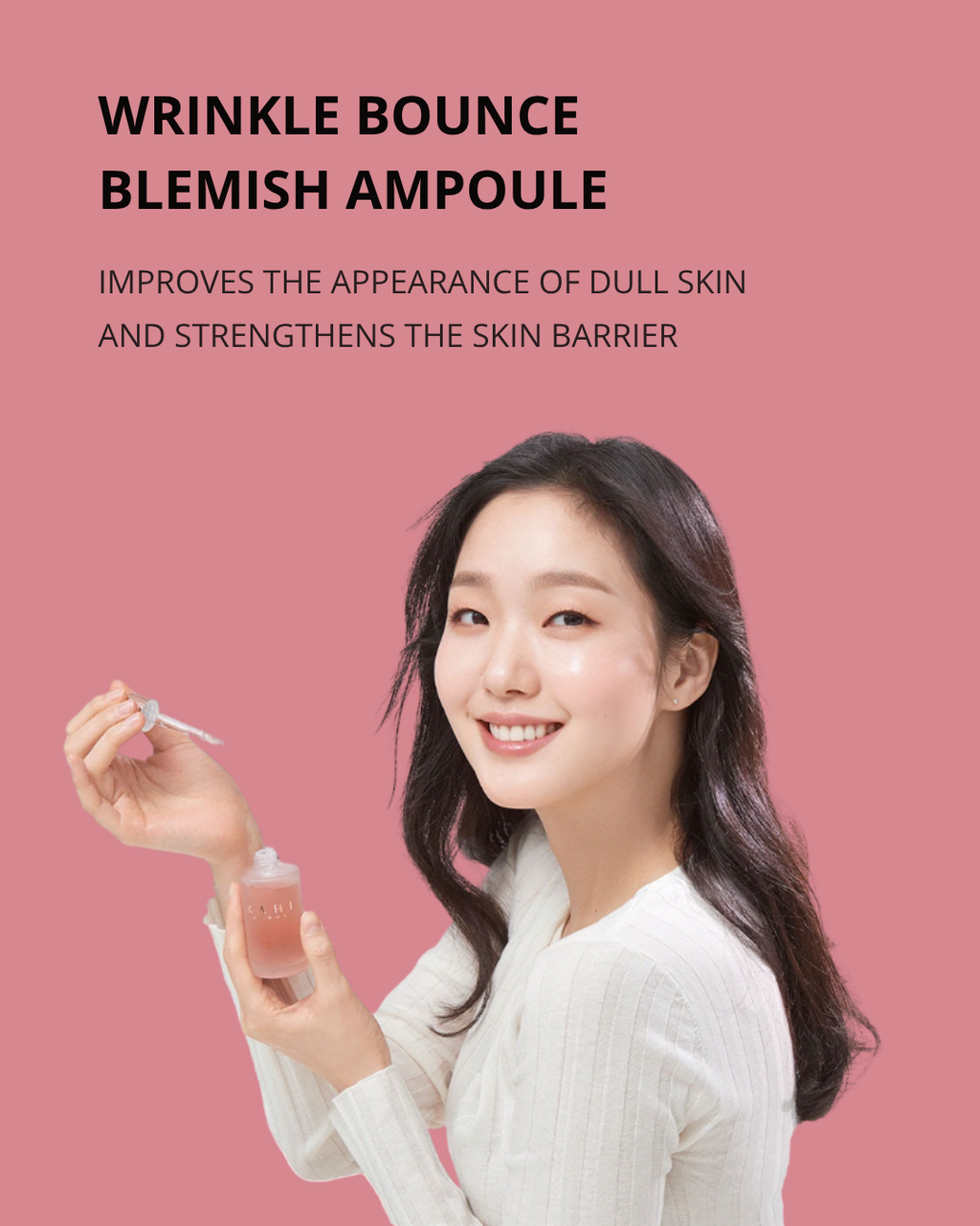 KAHI Wrinkle Bounce Blemish Ampoule — Skincare Korea Bebas Kerutan & Bekas Jerawat — 50ml