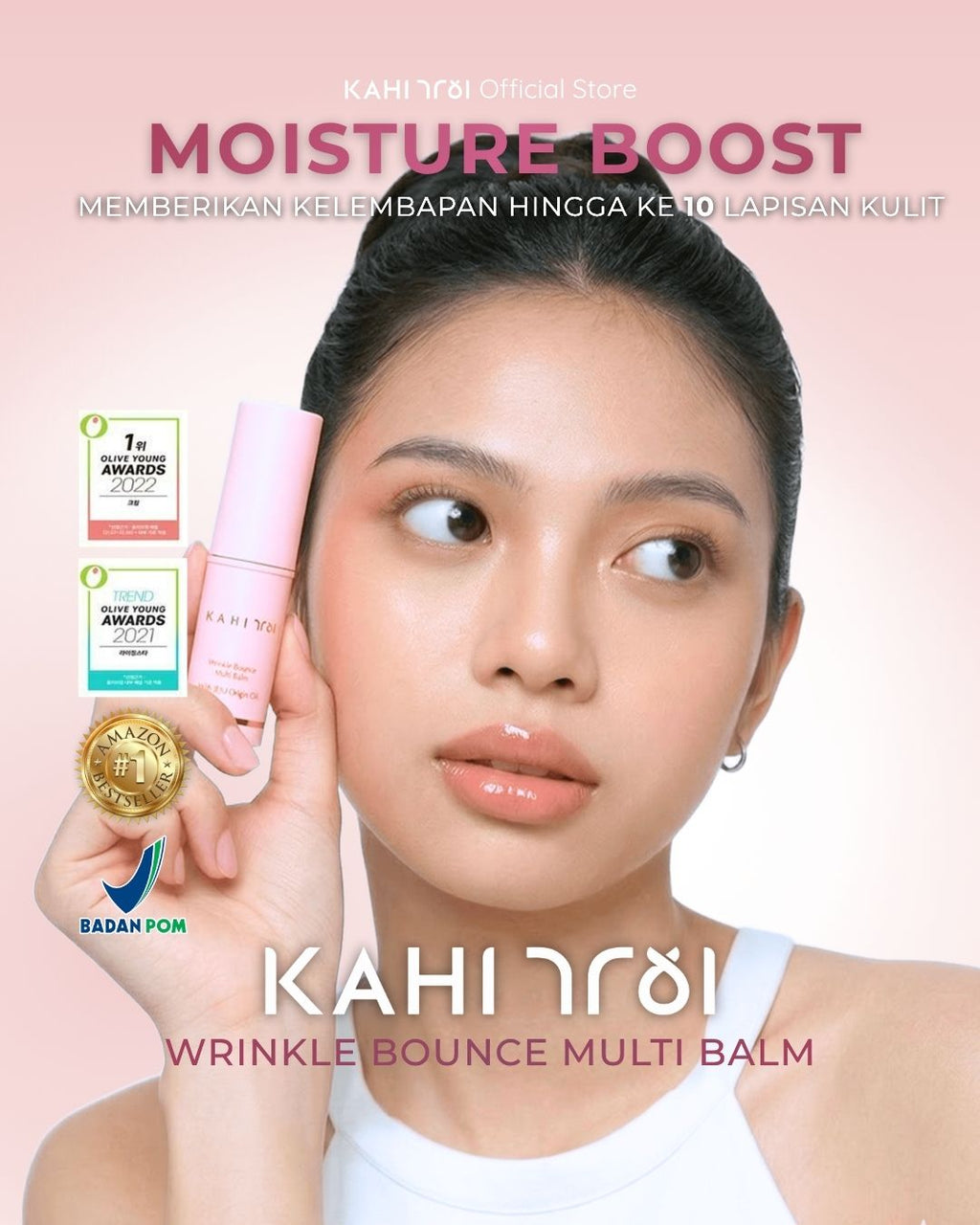 [Official] KAHI Wrinkle Bounce Multi Balm — Viral Korean Anti-Aging Skincare Moisturizing Balm — 9g
