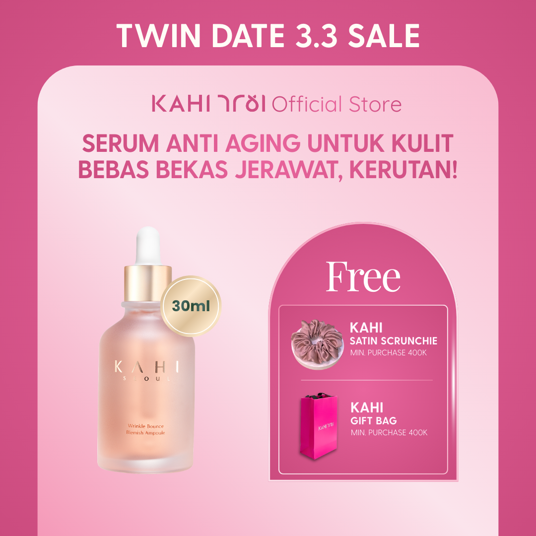 KAHI Wrinkle Bounce Blemish Ampoule 30ml — Skincare Korea Bebas Kerutan & Bekas Jerawat