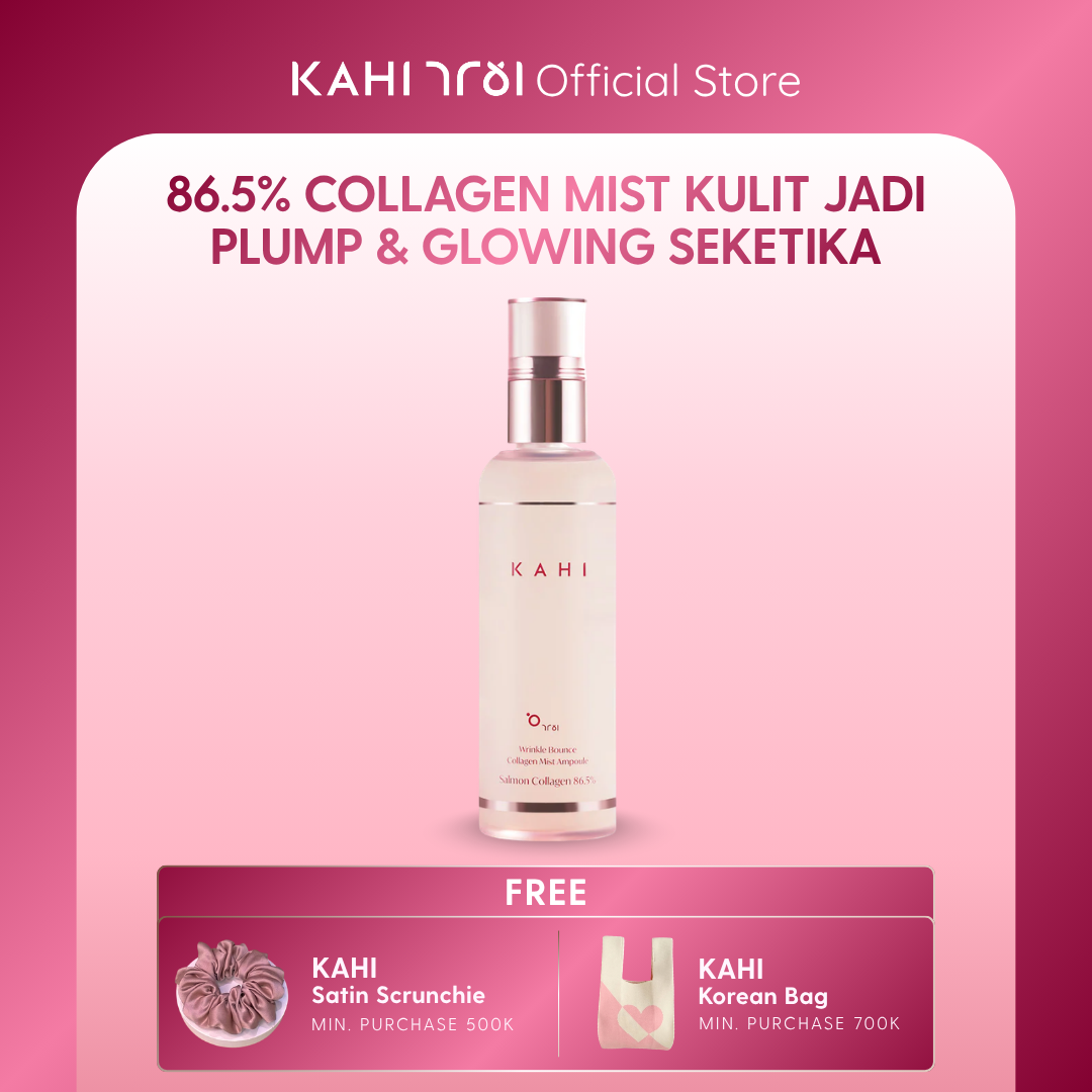 KAHI Wrinkle Bounce Collagen Mist Ampoule — Hydrating Anti-Aging & Glow Booster — 120ml