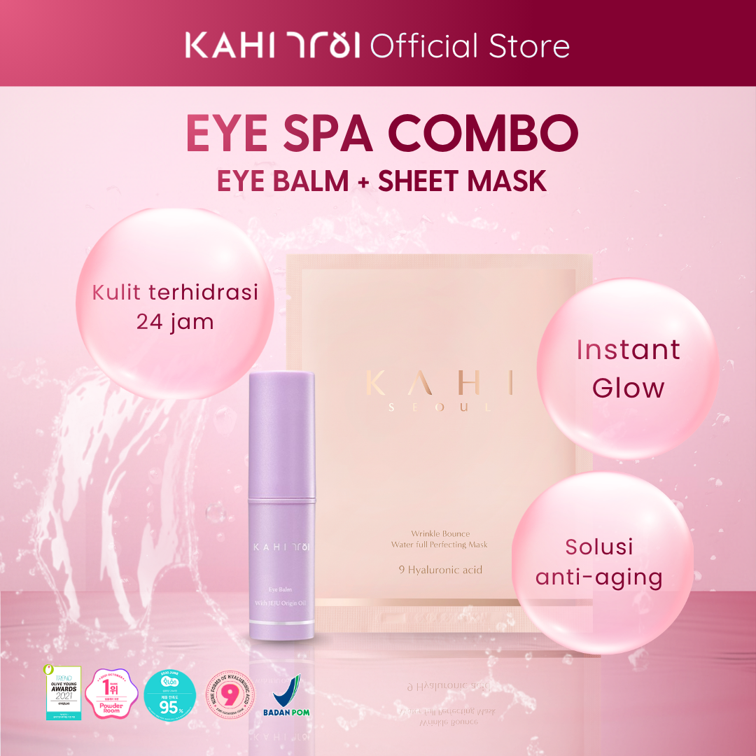[Official] KAHI Eye Spa Combo — Eye Balm + Wrinkle Bounce Waterfull Perfecting Mask