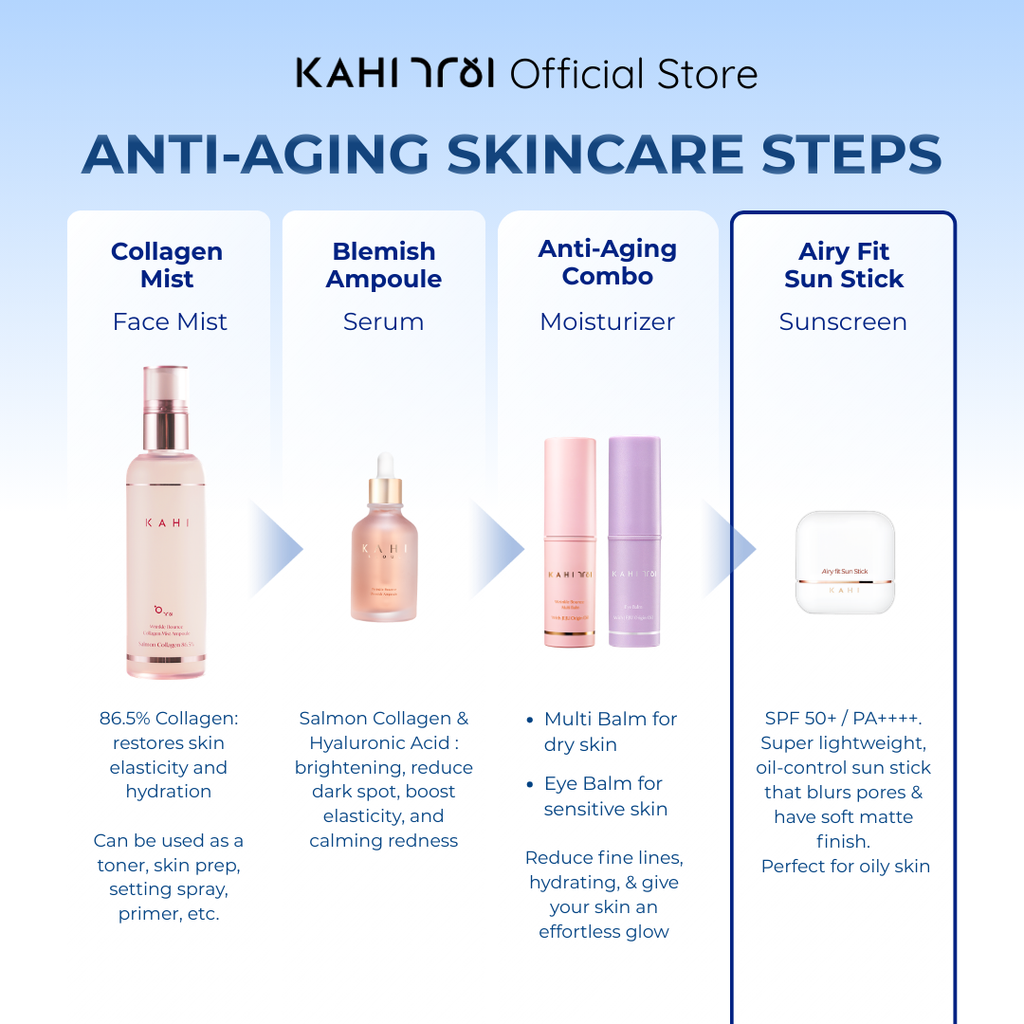 [Official] KAHI Brightening Duo Airy Fit Sunstick SPF50+ & Water Holding Tone Up Sun