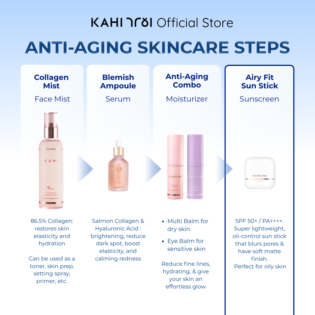 [Official] KAHI Brightening Duo Airy Fit Sunstick SPF50+ & Water Holding Tone Up Sun