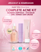 [Official] Kahi Complete Acne Kit - Blemish Ampoule 30ml, Eye Balm, Zinc Derma