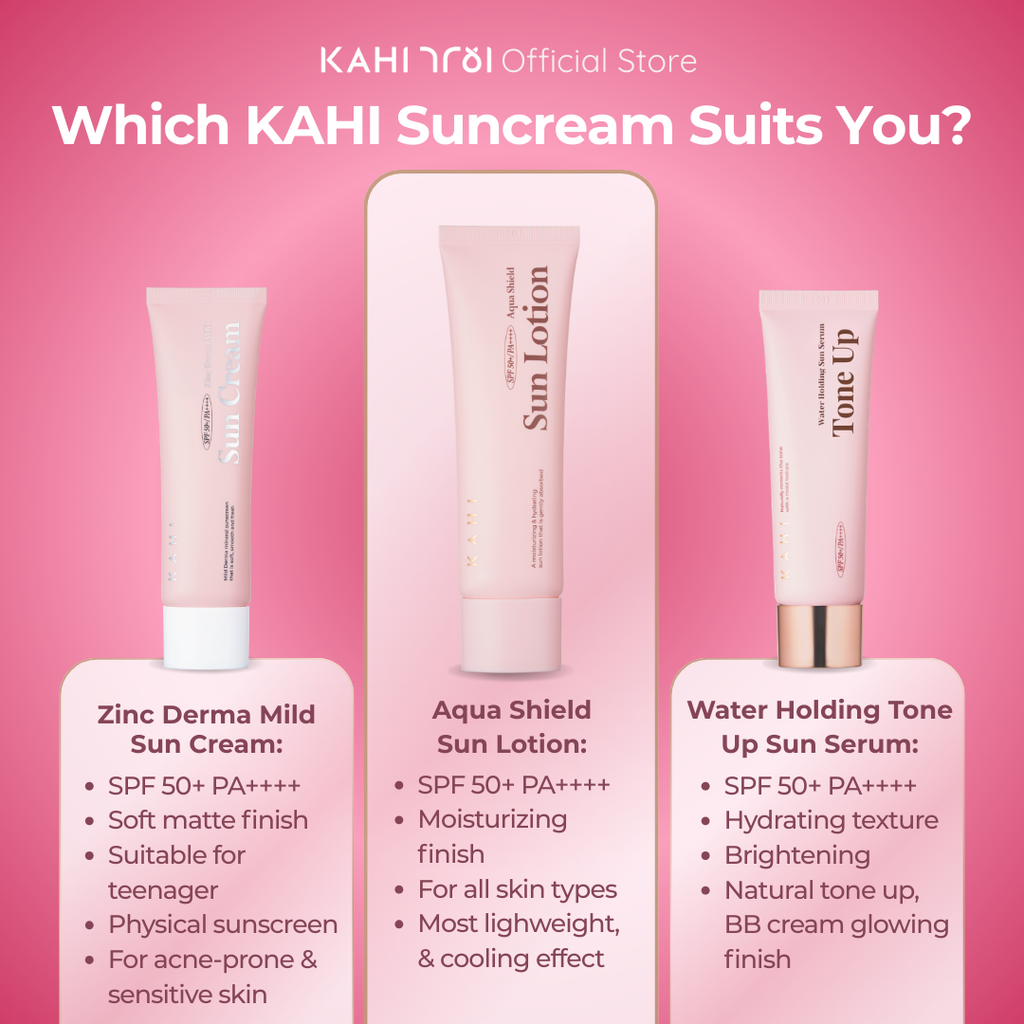 [Official] KAHI Dry Skin Protection Kahi Wrinkle Bounce Multi Balm + Aqua Shield Sun Lotion