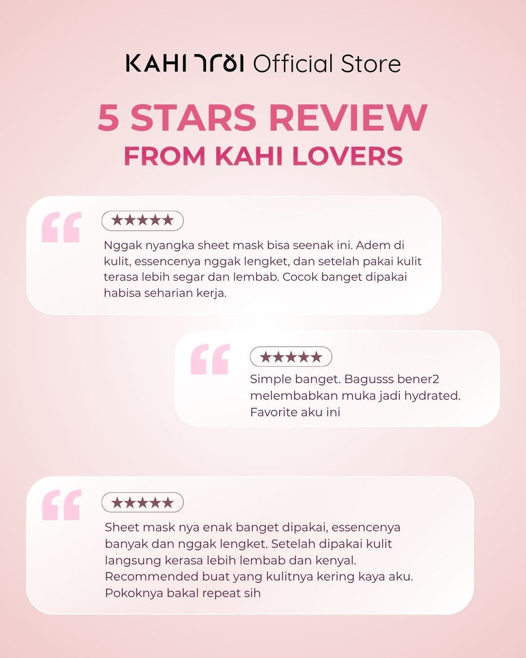 [Official] KAHI Wrinkle Bounce Waterfull Perfecting Mask — Intensive Hydration Sheet Mask