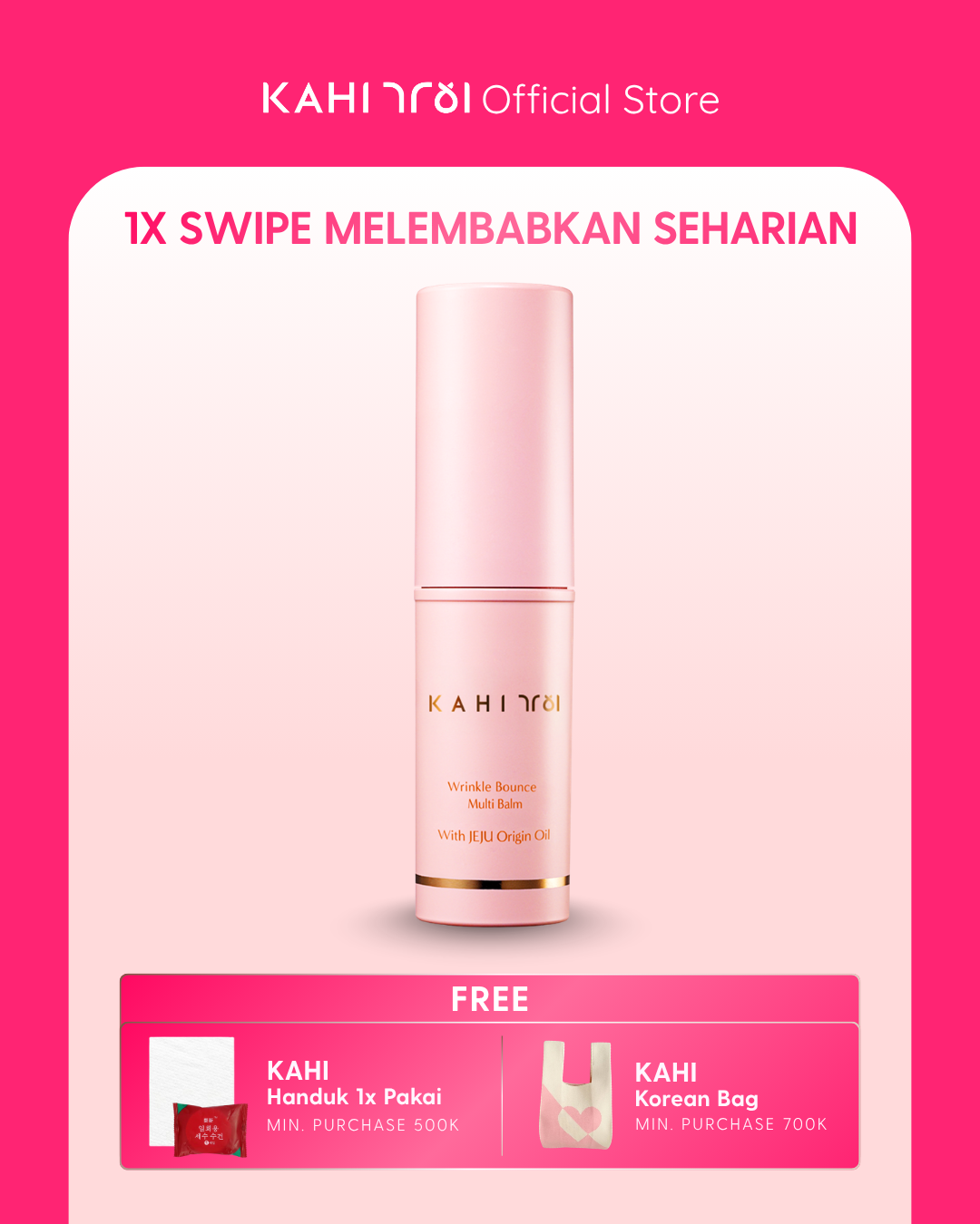 [Official] KAHI Wrinkle Bounce Multi Balm — Viral Korean Anti-Aging Skincare Moisturizing Balm — 9g