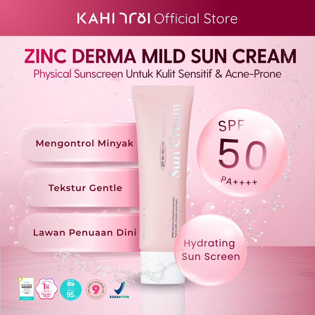 [Official] KAHI Zinc Derma Mild Sun Cream SPF 50+++ 50ml