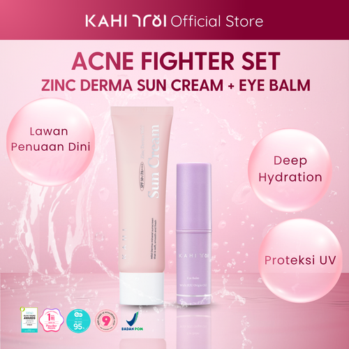 (Official) KAHI Acne Fighter Set Eyebalm + Zinc Derma Cream