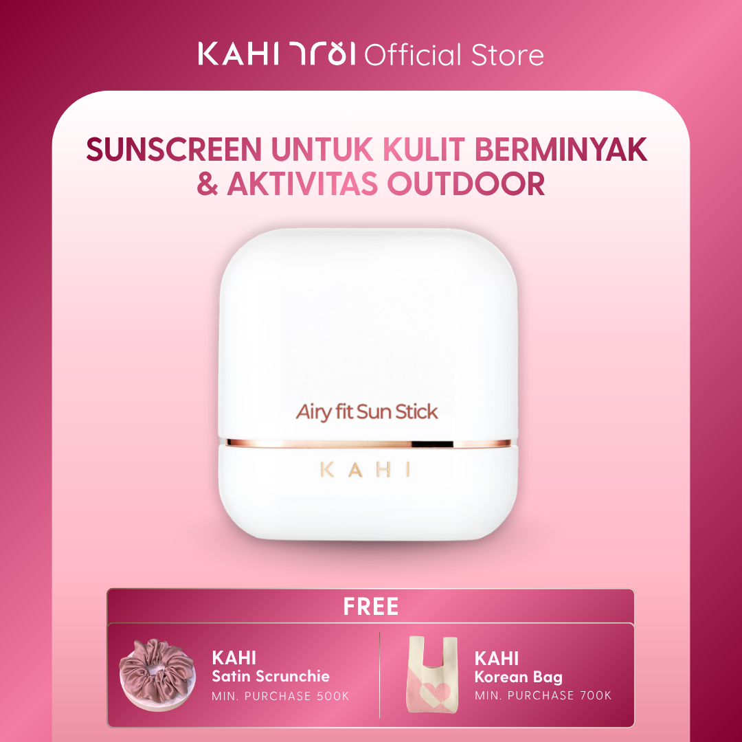 [Official]  KAHI Airy Fit Sunstick SPF50+ PA++++ — Lightweight & Hydrating Sun Protection — 14g